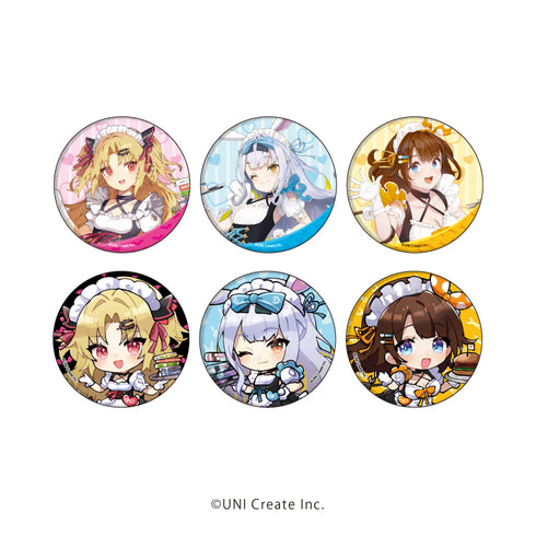 『ライヴラリ』缶バッジ 01/メイドver. BOX(全6種)(描き下ろし&描き起こしイラスト)